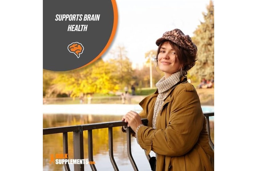 BulkSupplements.com Cápsulas de bitartrato de DMAE - Dimetilaminoetanol, DMAE 350 mg, Suplemento de DMAE, Cápsulas de DMAE - para la salud y el enfoque del cerebro, sin gluten, 1 cápsula por porción, 365 cápsulas - Image 3
