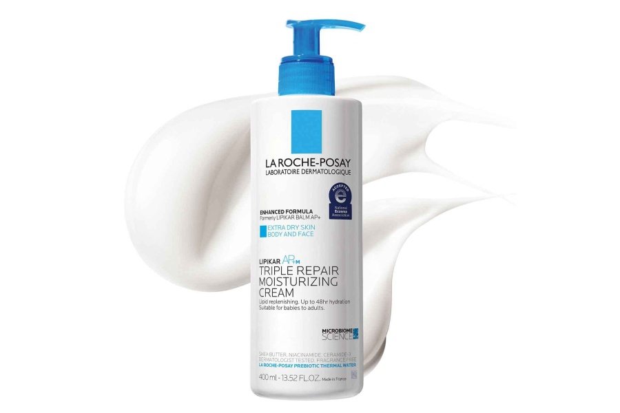 La Roche-Posay Lipikar AP+ Crema Hidratante Triple Reparación | Loción facial y corporal para piel seca | Hidratante de manteca de karité y niacinamida | Crema suave para rostro y cuerpo para pieles secas, ásperas y sensibles