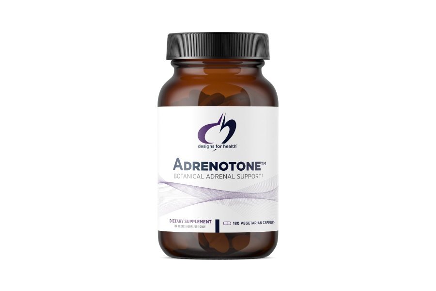 Designs for Health Adrenotone - Suplemento de apoyo a la energía y el estado de ánimo con Rhodiola Rosea, Ashwagandha, vitaminas B6, B2 + B5 - Diseñado para apoyar niveles saludables de cortisol (180 cápsulas)