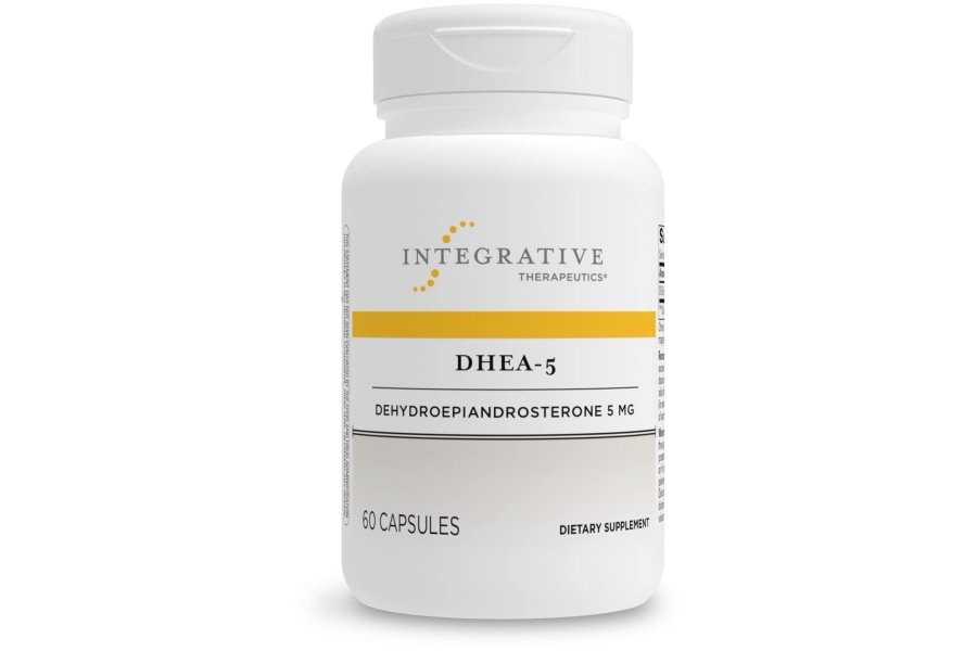 Integrative Therapeutics DHEA-5 - para mujeres y hombres - Sin gluten - Sin lácteos - Vegano - 60 cápsulas