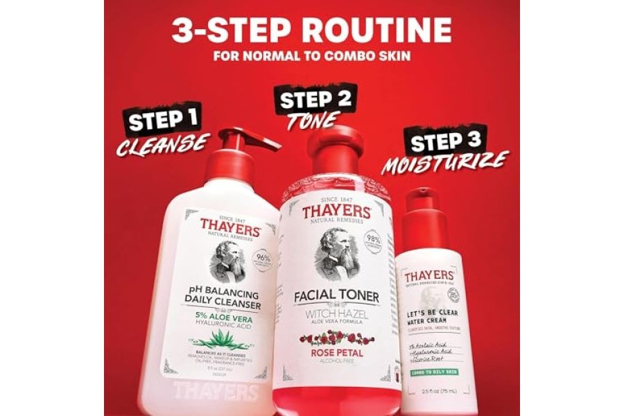 Thayers Tónico facial sin alcohol con pétalos de rosa y hamamelis para piel brillante, tónico calmante, hidratante y refrescante para piel normal y mixta, 12 oz - Image 7