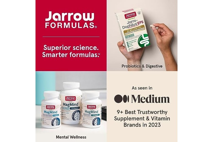 Jarrow Formulas 7-Keto DHEA 100 mg - Hasta 90 porciones (cápsulas vegetales) Suplemento dietético - Apoyo al metabolismo de los carbohidratos - Sin OGM - Sin gluten - Vegano - Image 8
