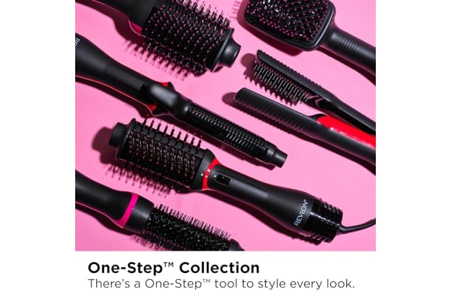 REVLON One Step Volumizer PLUS Secador de pelo y estilizador | Más volumen, menos daños y más control de peinado para peinados estilo salón fáciles y rápidos, además de fácil viaje (negro) - Image 8