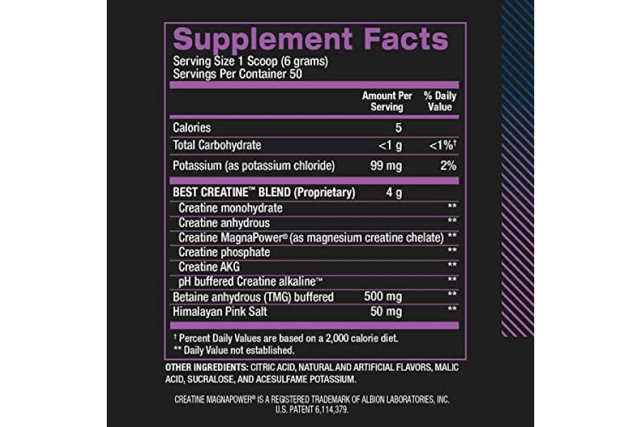 BPI Sports Best Creatine - Monohidrato de creatina, sal del Himalaya - fuerza, bombeo, resistencia, crecimiento muscular, definición muscular - Sin hinchazón - Cono de nieve - 50 porciones - 10.58 Oz - Image 6