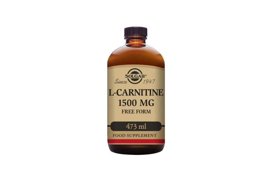 Solgar L-Carnitina 1500 mg Líquido, 16 oz. - Sabor natural a limón - Salud del corazón - Apoya la energía, el metabolismo, la resistencia al ejercicio y la recuperación - Sin OGM, vegano, sin gluten ni lácteos - Aproximadamente 31 porciones