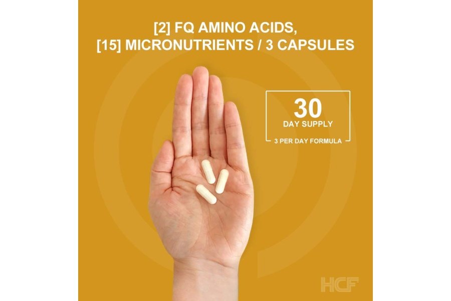 HCF Happy, Calm & Focused - Suplemento de enfoque nootrópico natural - Aumenta la concentración, mejora el enfoque, ayuda a la calma natural y alivia el estrés - 90 cápsulas para hombres y mujeres - Suplemento cerebral sin cafeína - Image 8