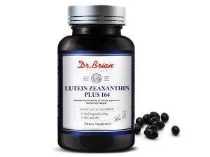 Dr. Brian Eye Vitamins Luteína y zeaxantina Cápsula Suplemento de luteína con luteína 16 mg Zeaxantina 4 mg Astaxantina 5 mg Vitamina A 2333 UI Vitamina E 9 UI para ojos secos Salud de la visión