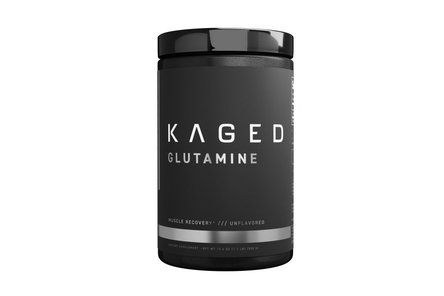 Kagged MUSCLE, L-Glutamina en polvo 500 gramos, vegano, apoya la recuperación muscular, después del entrenamiento, glutamina, sin sustancias prohibidas, sin sabor, 100 porciones