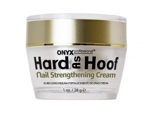 Crema fortalecedora de uñas Hard As Hoof con aroma a coco, crecimiento de uñas y crema acondicionadora para cutículas que detiene fracturas, astillas, grietas y fortalece las uñas, 1 oz