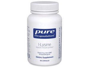 Pure Encapsulations L-Lisina - Suplemento de aminoácidos esenciales para apoyo inmunológico y encías, salud de los labios* - con L-lisina HCl - 90 cápsulas