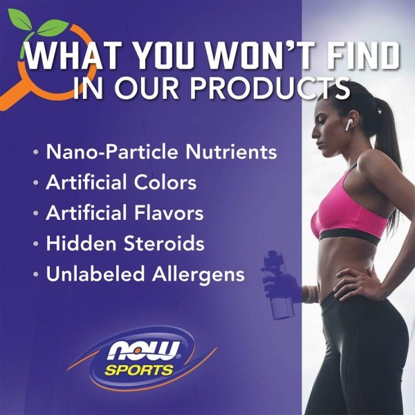 NOW Sports Nutrition, Amino Complete™, mezcla de proteínas con 21 aminoácidos y B-6, 120 cápsulas vegetales - Image 3
