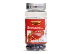 Cápsula de licopeno AIHIYO, extracto de suplemento nutricional de tomate de 500 mg, fórmula compleja orgánica, 100 cápsulas blandas