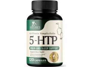 5 cápsulas de suplemento HTP 200 mg 5HTP Plus calcio para el estado de ánimo cerebral y apoyo al sueño - Fórmula 5-HTP extra fuerte - 5 hidroxitriptófano - Natural, vegetariano, sin gluten y sin OGM - 120 unidades