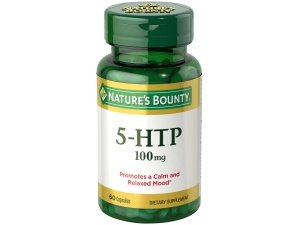 Píldoras y suplemento dietético de 5-HTP de Nature's Bounty, apoyan un estado de ánimo tranquilo y relajado, 100 mg, 60 cápsulas