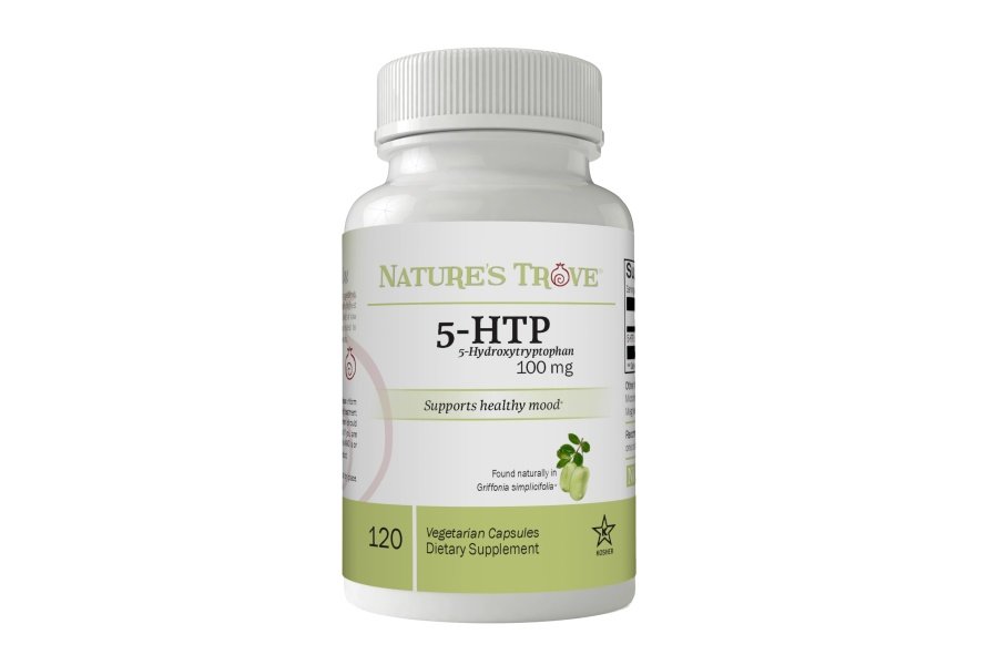 Nature's Trove 5-HTP 100mg 120 Cápsulas Vegetarianas