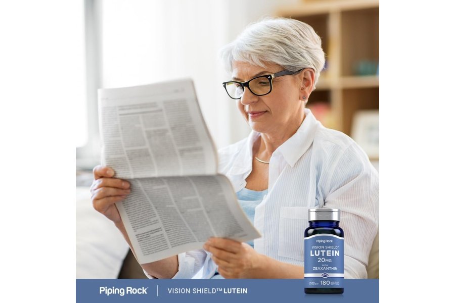 Suplementos de luteína y zeaxantina de Piping Rock | 20 mg | 180 cápsulas blandas | Vitaminas para los ojos | Sin OGM, sin gluten - Image 6