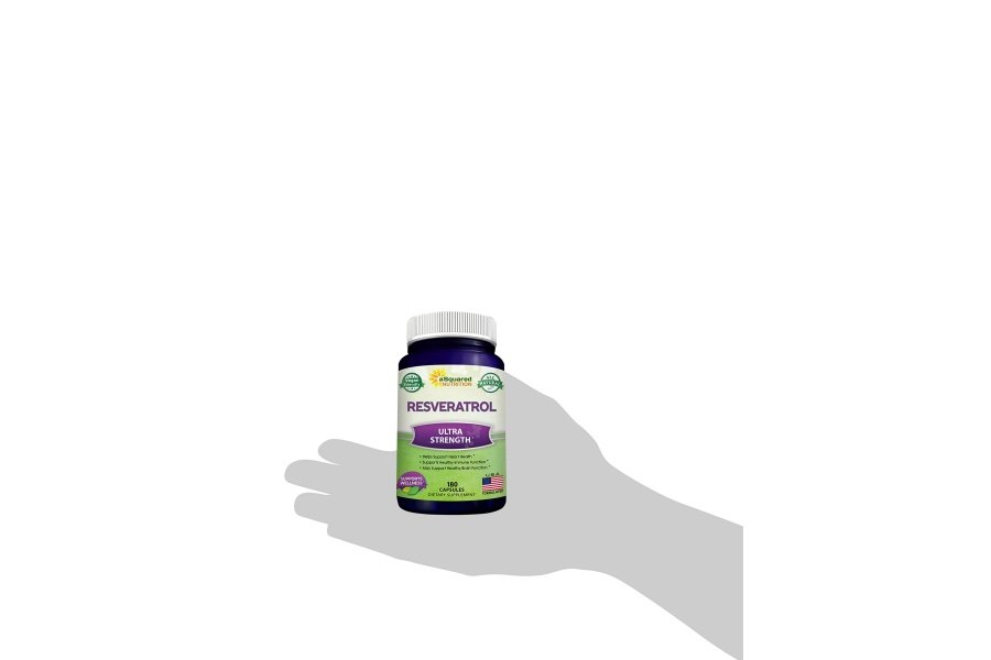 Resveratrol 100% natural - 1000 mg por porción Fuerza máxima (180 cápsulas) Suplemento antioxidante, píldoras de trans-resveratrol para la salud del corazón y puro, trans resveratrol y polifenoles - Image 8