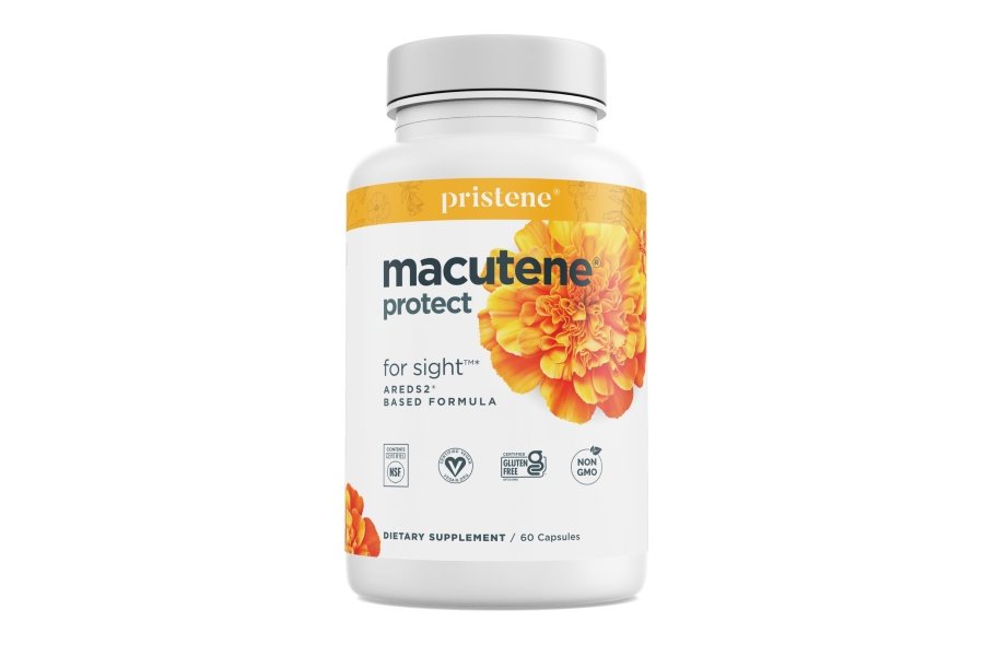 Vitaminas naturales para la salud de los ojos con luteína de zeaxantina de arándano - Suplemento de apoyo macular, fórmula basada en ensayos clínicos AREDS2® más carotenoides quercetina EGCG - Macutene® Protect (60 cápsulas)