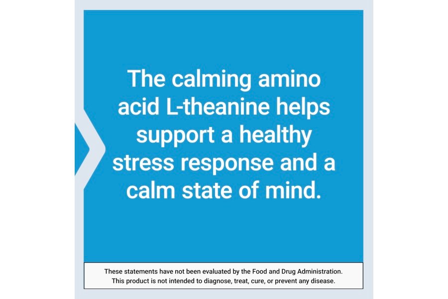 Life Extension L-teanina, 100 mg, 60 cápsulas vegetarianas: apoya un efecto calmante y que mejora el estado de ánimo, aminoácido derivado del té, sin gluten, sin OGM - Image 5