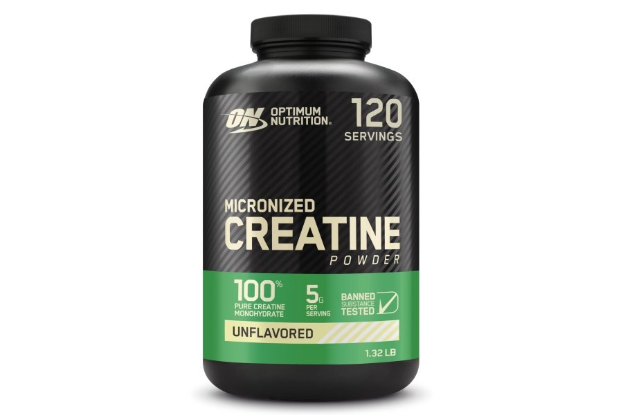 Optimum Nutrition Monohidrato de creatina micronizado en polvo, sin sabor, apto para dietas cetogénicas, 120 porciones (el empaque puede variar)
