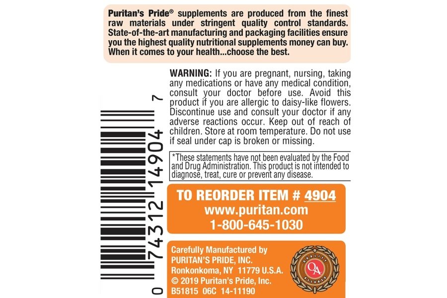 Puritan's Pride Suplementos de luteína y zeaxantina para ojos, zeaxantina 800 mcg más luteína 20 mg una vez al día cápsulas blandas, suministro para 240 días, 120 unidades (paquete de 2) (el paquete puede variar) - Image 2