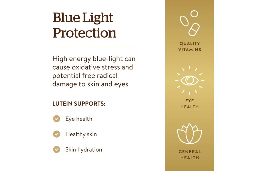 Solgar Luteína 20 mg, 60 cápsulas blandas - Apoya la salud ocular - Ayuda a filtrar la luz azul - Contiene luteína FloraGLO - Sin OGM, sin gluten, sin lácteos - 60 porciones - Image 4
