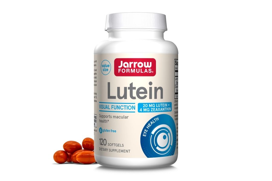 Jarrow Formulas Luteína 20 mg con zeaxantina, suplemento dietético para la función visual y apoyo a la salud macular, 120 cápsulas blandas, suministro para 120 días
