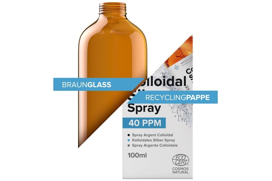 Líquido de plata coloidal en aerosol de 3.4 onzas líquidas ● Agua de plata hidrosol bioactiva ● Solución suplementaria de nanosol de apoyo inmunológico natural ● Minerales iónicos 40 PPM ● Aerosol de plata coloidal estructurada orgánica - Image 5