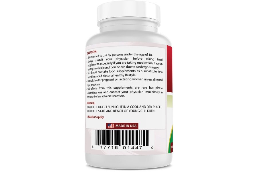 Best Naturals 5-HTP 200 mg 120 Cápsulas Vegetarianas - Image 3