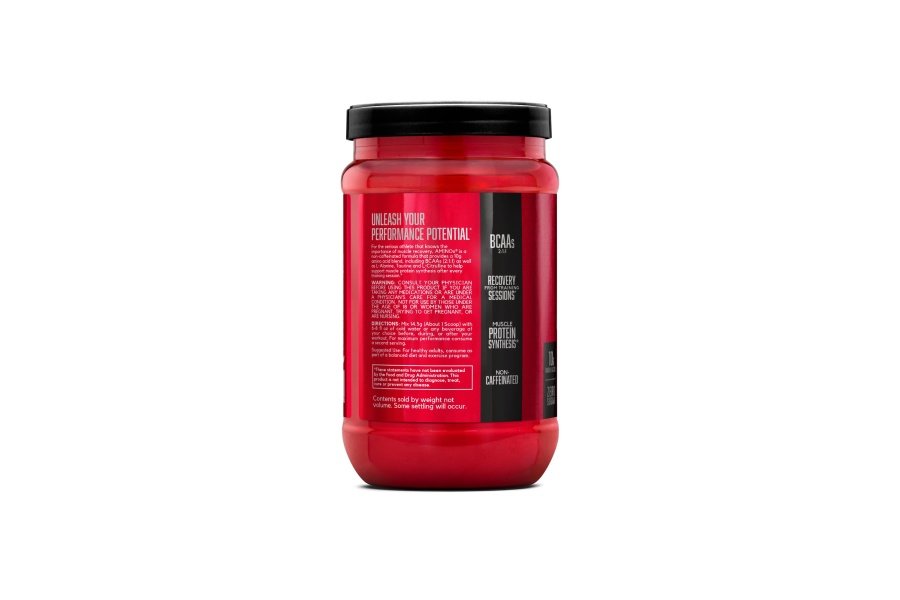 BSN Amino X Polvo de recuperación y resistencia muscular con BCAA, apoyo durante el entrenamiento, 10 gramos de aminoácidos, apto para dietas cetogénicas, sin cafeína, sabor: ponche de frutas, 30 porciones (el embalaje puede variar) - Image 9