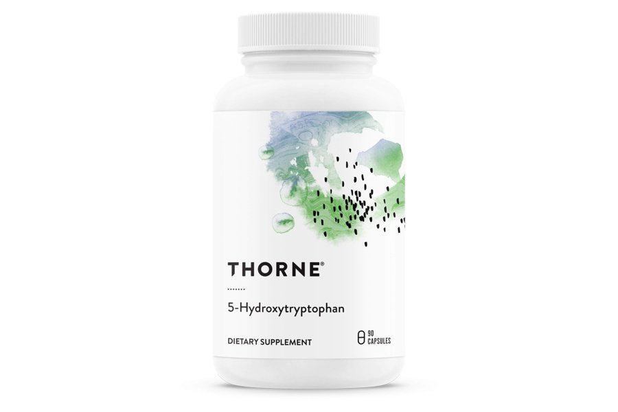 THORNE 5-Hidroxitriptófano (5-HTP) - Apoyo de serotonina para el manejo del sueño y el estrés - 90 cápsulas
