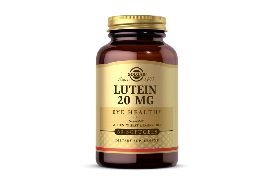 Solgar Luteína 20 mg, 60 cápsulas blandas - Apoya la salud ocular - Ayuda a filtrar la luz azul - Contiene luteína FloraGLO - Sin OGM, sin gluten, sin lácteos - 60 porciones