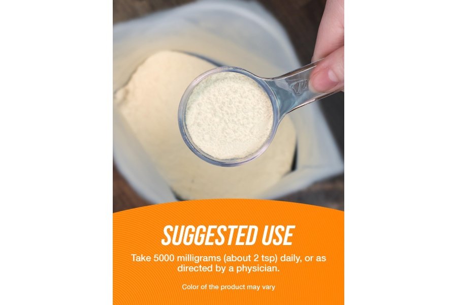 BulkSupplements.com L-Leucina en polvo - Suplementos de leucina, Aminoácido de leucina - Suplementos de BCAA, Leucina en polvo - Sin sabor, 5000 mg por porción, 500 g (1,1 libras) (Paquete de 1) - Image 4