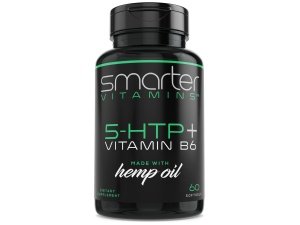 200 mg de 5-HTP + vitamina B6, relajación natural del estrés, mejora del estado de ánimo y el sueño, liberación prolongada, 60 cápsulas blandas, 30 porciones