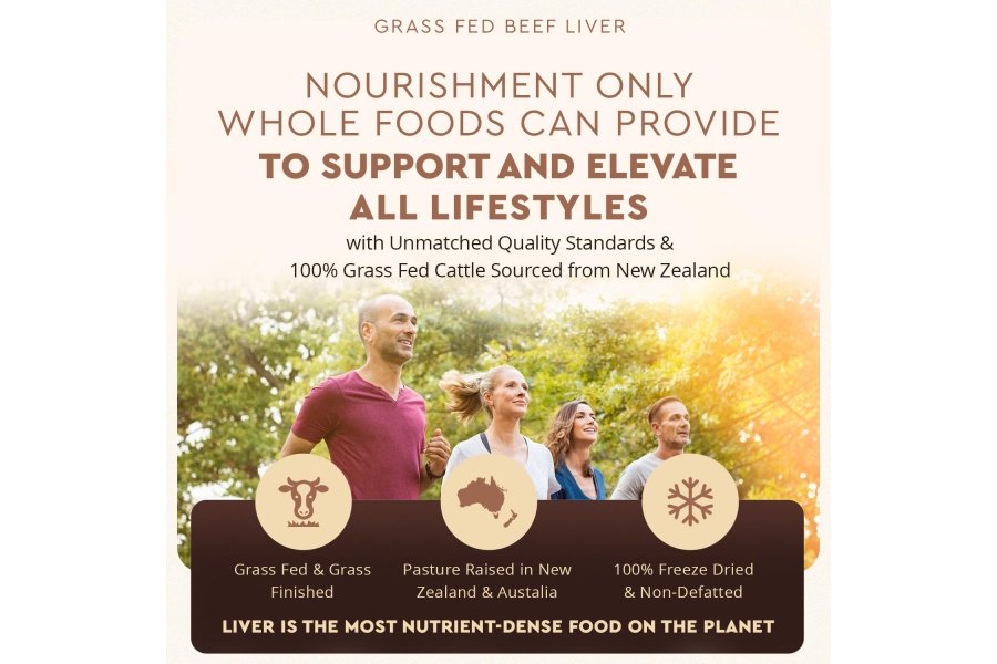 Ancestral Suplementos Hígado de res alimentado con pasto 180 cápsulas, apoya la producción de energía, desintoxicación, digestión, inmunidad y bienestar del cuerpo completo, sin OGM, suplemento para la salud del hígado liofilizado - Image 5