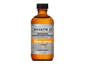 Argentyn 23 Hidrosol de plata bioactivo profesional para apoyo inmunológico - Plata coloidal, 23 ppm, 4 oz (118 ml) - Twist-Top