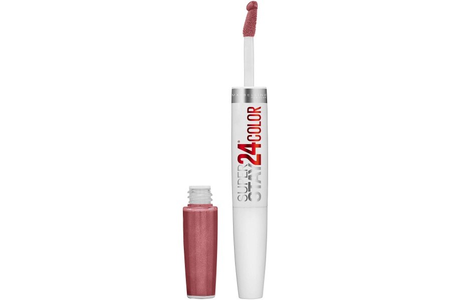 Maybelline Super Stay 24, maquillaje de lápiz labial líquido de 2 pasos, color altamente pigmentado de larga duración con bálsamo hidratante, Forever Chestnut, marrón, 1 unidad