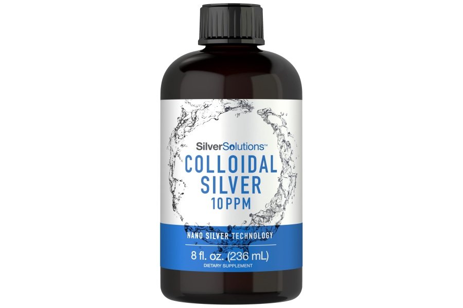 Plata coloidal Carlyle | 10 ppm | 8 onzas (236 ml) | Tecnología Nano Plata | Suplemento vegetariano, sin OGM y sin gluten | Soluciones de plata