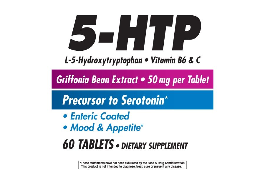 Nature's Way 5-HTP, calma los nervios y apoya el apetito*, L-5-hidroxitriptófano, vitaminas B6 y C, extracto de frijol Griffonia 50 mg por tableta, 60 unidades - Image 3