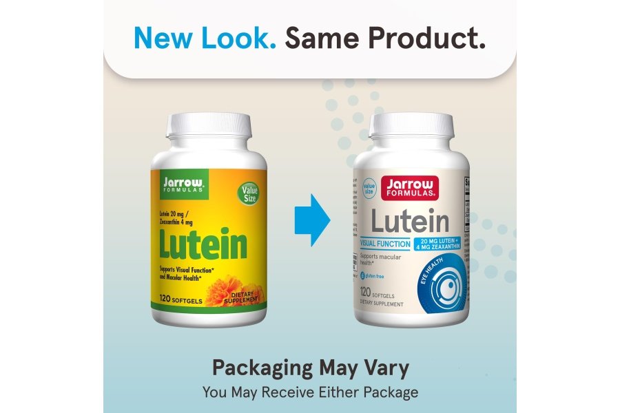 Jarrow Formulas Luteína 20 mg con zeaxantina, suplemento dietético para la función visual y apoyo a la salud macular, 120 cápsulas blandas, suministro para 120 días - Image 2