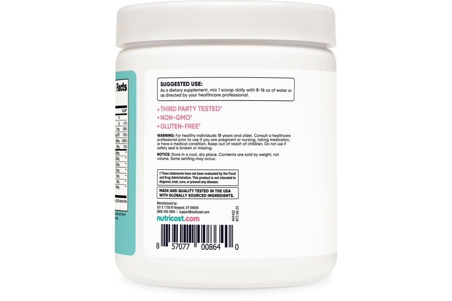 Nutricost BCAA para mujeres (limonada de fresa, 30 porciones) - Formulado específicamente para mujeres - Sin OGM y sin gluten - Image 4