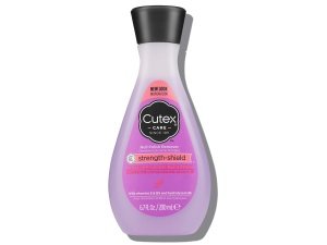 Removedor de esmalte de uñas Cutex, protector de fuerza, deja las uñas con un aspecto saludable, contiene vitaminas E, B5 y seda hidrolizada, 6.76 onzas líquidas