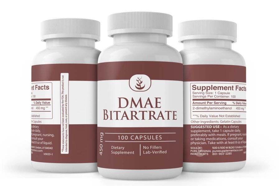 Pure Original Ingredients DMAE Bitartrato, (100 cápsulas) Siempre puro, sin aditivos ni rellenos, verificado en laboratorio - Image 4