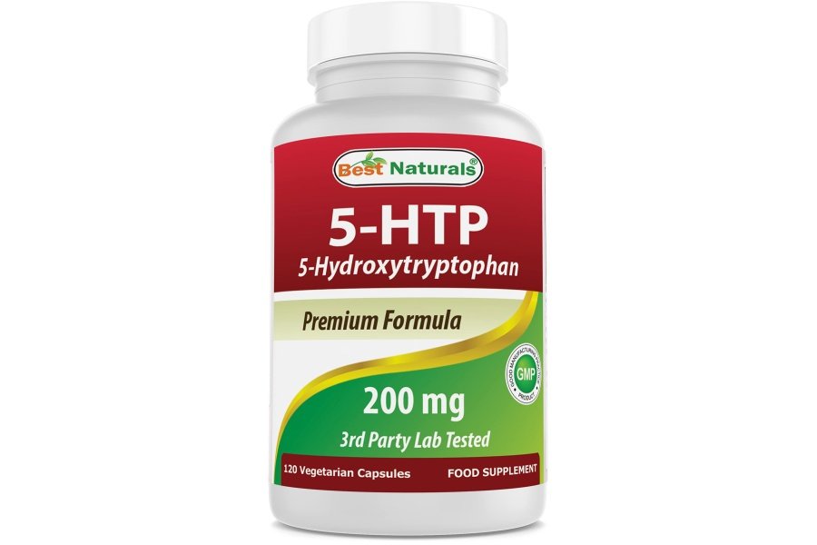 Best Naturals 5-HTP 200 mg 120 Cápsulas Vegetarianas