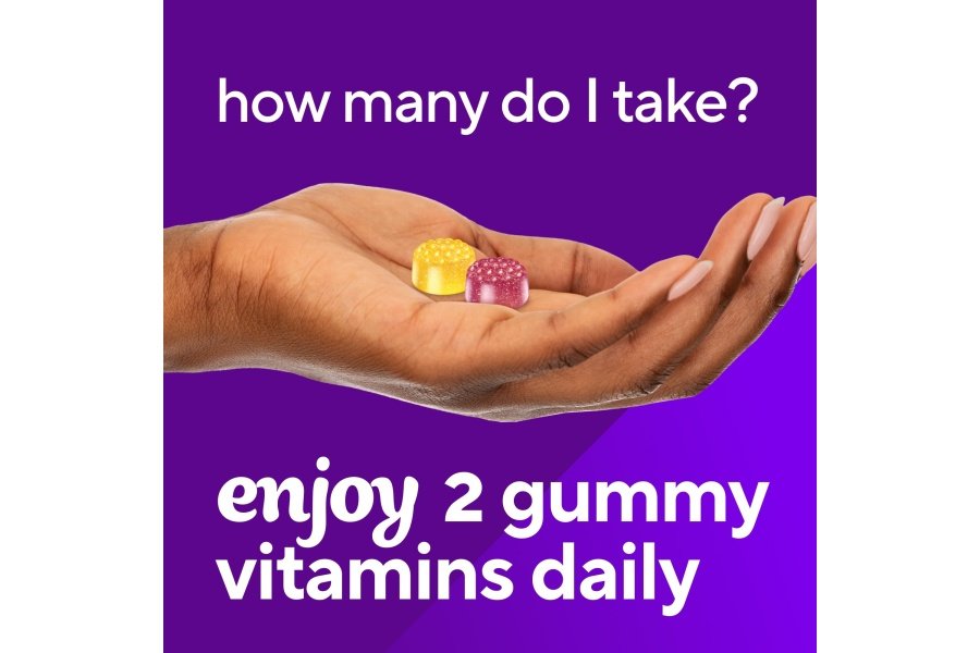 Vitafusion Vitaminas gomosas Omega-3, sabor a limonada de bayas, vitaminas para la salud del corazón (1) con Omega 3 EPA/DHA y vitaminas A, C, D y E, la marca de vitaminas número 1 de Estados Unidos, suministro para 60 días, 120 unidades - Image 6