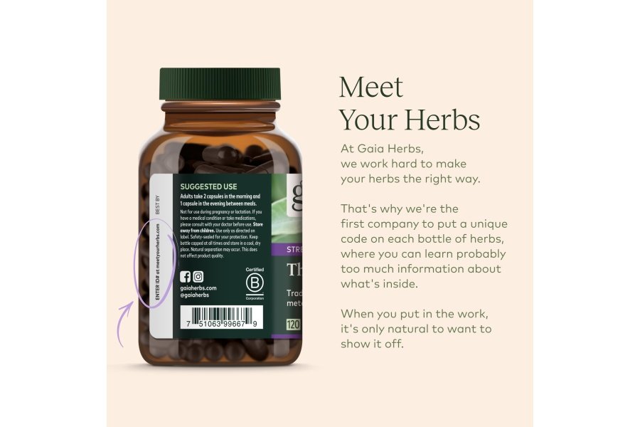 Apoyo tiroideo de Gaia Herbs - Elaborado con Ashwagandha, algas marinas, algas pardas y schisandra para apoyar el equilibrio metabólico saludable y el bienestar general - 120 fitocápsulas líquidas veganas (suministro para 40 días) - Image 7