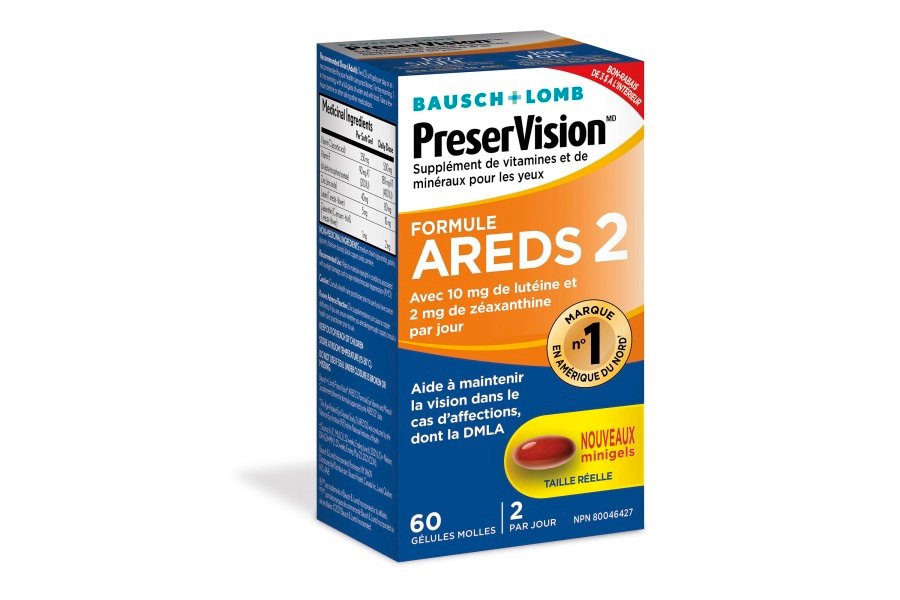 PreserVision AREDS 2 Suplemento vitamínico y mineral para ojos, contiene luteína, vitamina C, zeaxantina, zinc y vitamina E, 60 minigeles (el embalaje puede variar) - Image 7