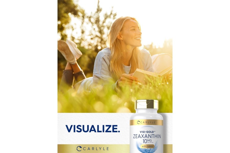Carlyle Zeaxantina 10 mg | 120 cápsulas blandas | Apoyo a la salud ocular con luteína | Suplemento sin OGM y sin gluten - Image 7