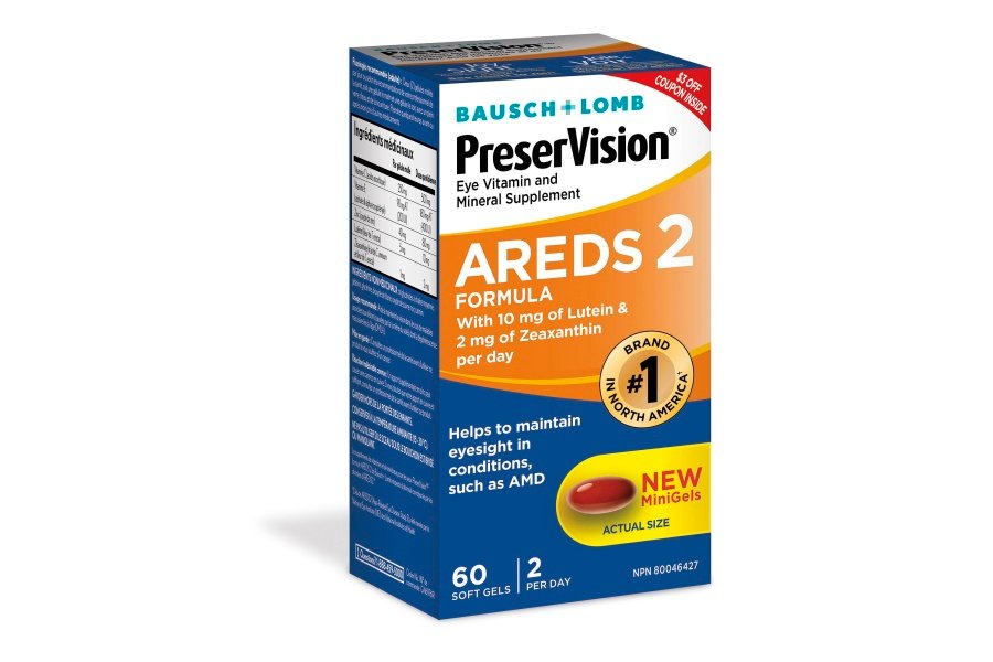 PreserVision AREDS 2 Suplemento vitamínico y mineral para ojos, contiene luteína, vitamina C, zeaxantina, zinc y vitamina E, 60 minigeles (el embalaje puede variar) - Image 6