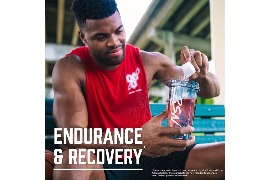 BSN Amino X Polvo de recuperación y resistencia muscular con BCAA, apoyo durante el entrenamiento, 10 gramos de aminoácidos, apto para dietas cetogénicas, sin cafeína, sabor: ponche de frutas, 30 porciones (el embalaje puede variar) - Image 7